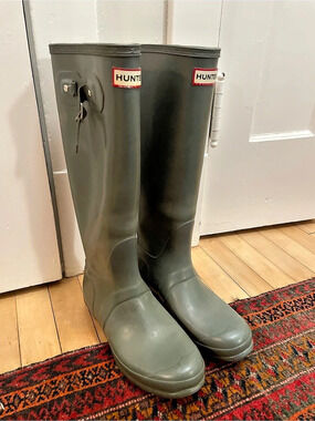Hunter Original Tall Rain Boots Sage Green